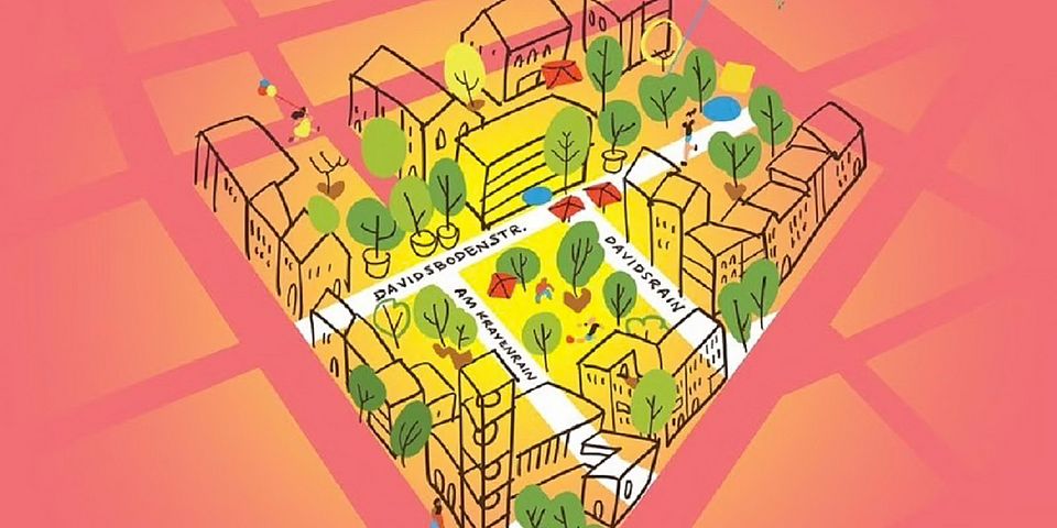 Perimeter Superblock Test St.Johann, Bildquelle: Kanton Basel-Stadt